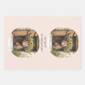 Cadeaupapier Decoupage Highland Koeien 28cm (Voorkant)