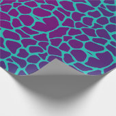 Cadeaupapier - Dierenprint Giraffe Roze/Blauw (Hoek)