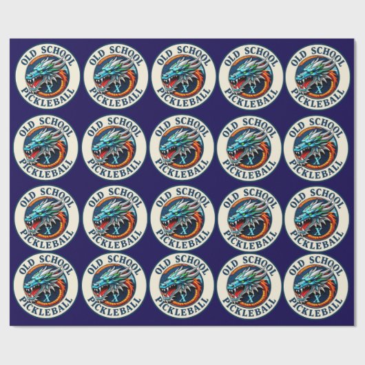Cadeaupapier DragonX Pickleball team (Vlak)
