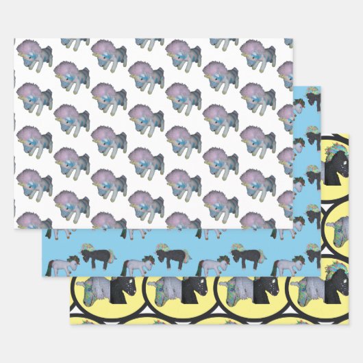 Cadeaupapier - Eenhoorns (Set)