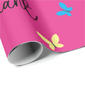 Cadeaupapier | Empowering Lotus Bloempatroon (Rol Hoek)