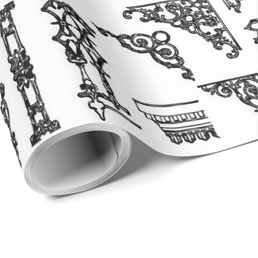 Cadeaupapier - Front Street Iron (Rol Hoek)