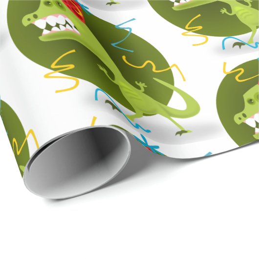 Cadeaupapier - Gefeliciteerd Verjaardag Party Dier (Rol Hoek)