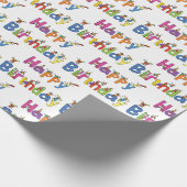 Cadeaupapier - Gekte Kinderen Verjaardag (Hoek)