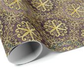 Cadeaupapier, “Gilded Glam” Cadeaupapier (Rol Hoek)