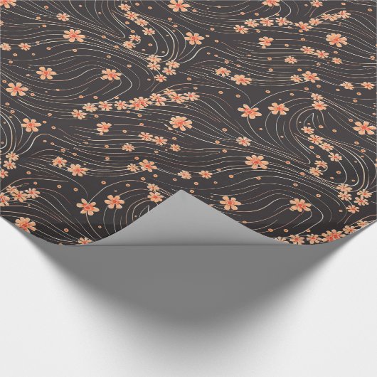 Cadeaupapier, glanzende verpakking cadeaupapier (Hoek)