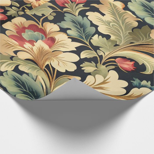 Cadeaupapier, glanzende verpakking cadeaupapier (Hoek)