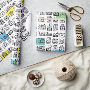 Cadeaupapier - 'Glimlachen' door de jaren heen