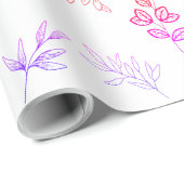 Cadeaupapier Gradiënt Blad Naadloos (Rol Hoek)