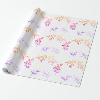 Cadeaupapier Gradiënt Blad Naadloos