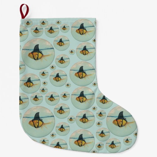 Cadeaupapier Grote Kerstsok (Voorkant)