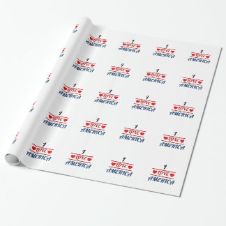 Cadeaupapier - Ik hou van Amerika