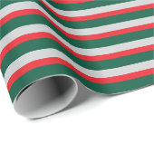 Cadeaupapier in rood en groen (Rol Hoek)