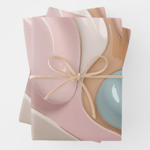 Cadeaupapier in stijlvolle abstracte grafiek