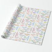 Cadeaupapier januari 19 Verjaardag (Uitgerold)
