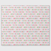 Cadeaupapier Kerst Merry And Bright (Vlak)