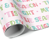 Cadeaupapier Kerst Merry And Bright (Rol Hoek)