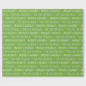 Cadeaupapier Kerst Merry And Bright Groen (Vlak)