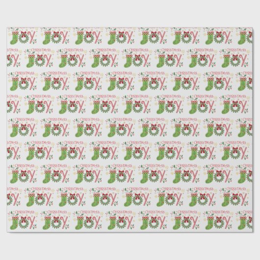 Cadeaupapier - Kerstvreugde (Vlak)