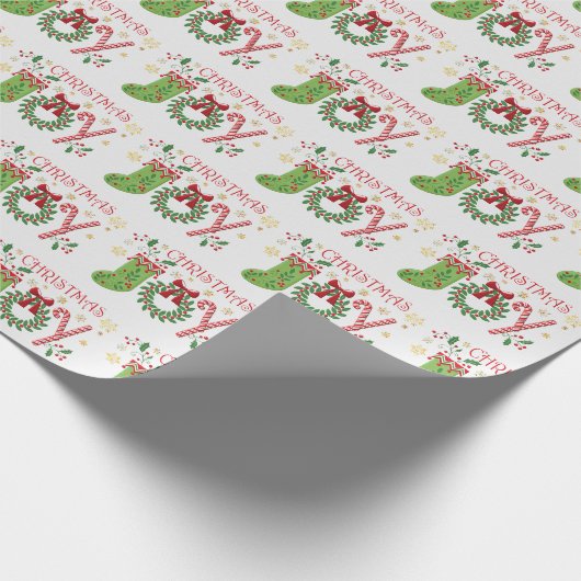 Cadeaupapier - Kerstvreugde (Hoek)