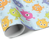 Cadeaupapier - Klein monster (Rol Hoek)