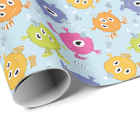 Cadeaupapier - Klein monster (Rol Hoek)