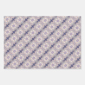 Cadeaupapier Lavendel Afrikaanse madeliefjes (Voorkant 3)