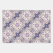 Cadeaupapier Lavendel Afrikaanse madeliefjes (Voorkant 2)