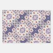 Cadeaupapier Lavendel Afrikaanse madeliefjes (Voorkant)