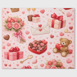 Cadeaupapier - liefde inpakken