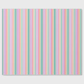 Cadeaupapier lijnen pasteltinten 2 (Vlak)