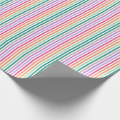 Cadeaupapier lijnen pasteltinten 2 (Hoek)