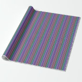 Cadeaupapier lijnen pasteltinten 4 (Uitgerold)