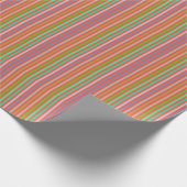 Cadeaupapier lijnen pasteltinten 5 (Hoek)