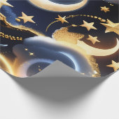 Cadeaupapier – Luxe Hemellich Maanfasen (Hoek)
