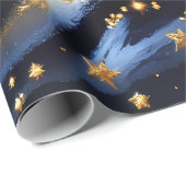 Cadeaupapier – Luxe Hemellich Maanfasen (Rol Hoek)