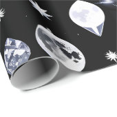 Cadeaupapier - Luxe Onyx Celestial Moon (Rol Hoek)