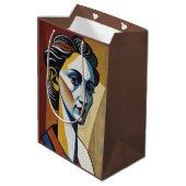 Cadeaupapier Medium Cadeauzakje (Achterkant Gekanteld)