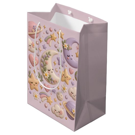 Cadeaupapier Medium Cadeauzakje (Achterkant Gekanteld)