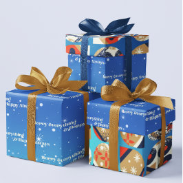 Cadeaupapier Merry Everything & Happy Always