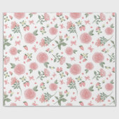 Cadeaupapier met aardbeien-crush (Vlak)
