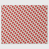 Cadeaupapier met aardbeienthema fruit ontwerp (Vlak)