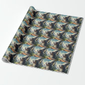 Cadeaupapier met afbeelding van Berner Sennenhond (Uitgerold)