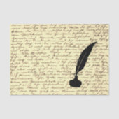 Cadeaupapier met Antiek brief Tissuepapier (Voorkant)