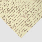 Cadeaupapier met Antiek brief Tissuepapier (Detail)