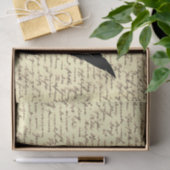 Cadeaupapier met Antiek brief Tissuepapier (Geschenk)