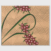 Cadeaupapier met Berry patroon (Vlak)