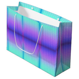 Cadeaupapier met een digitaal verloopontwerp in bl groot cadeauzakje