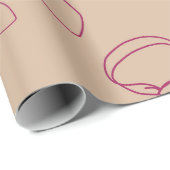 Cadeaupapier met een lint en strik (Rol Hoek)