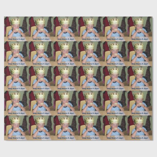 Cadeaupapier met eigen foto (Vlak)